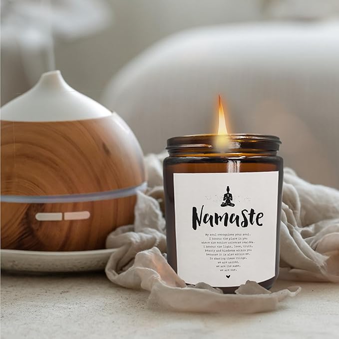 Mancheng-zi Namaste Candle, Yoga Gifts
