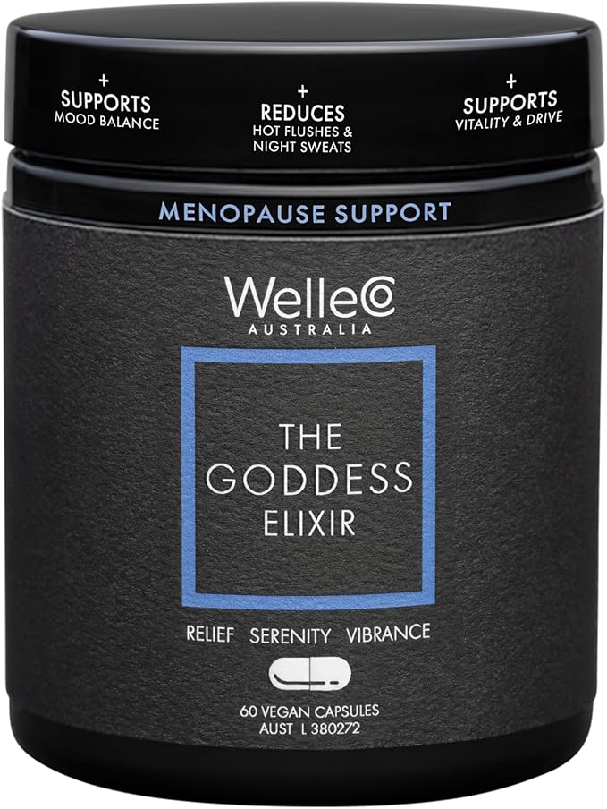 WelleCo The Goddess Elixir Menopause Supplement, 60 Capsules