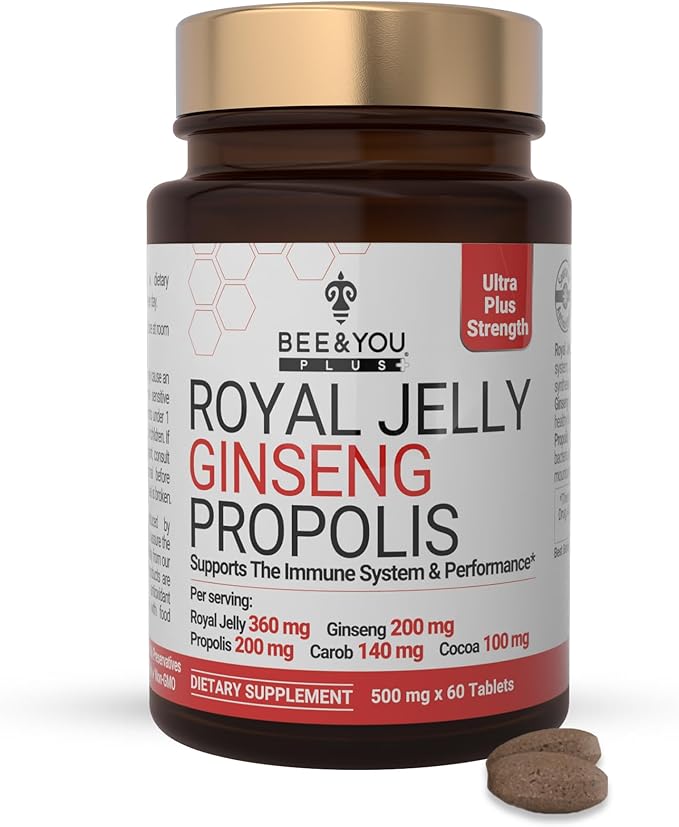 Bee and You Royal Jelly 60ct, 100% 100% Natural