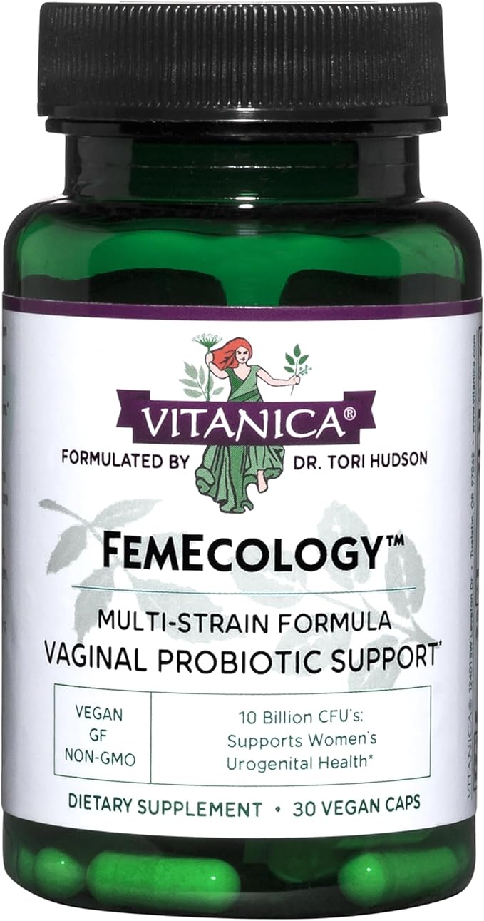 Vitanica FemEcology, Vaginal and Intestinal Probiotic 30 Capsules