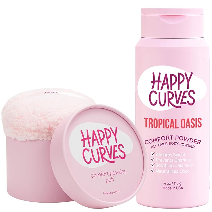 Comfort Powder: Talc Free Anti Chafe (4 Ounce 1), Tropical