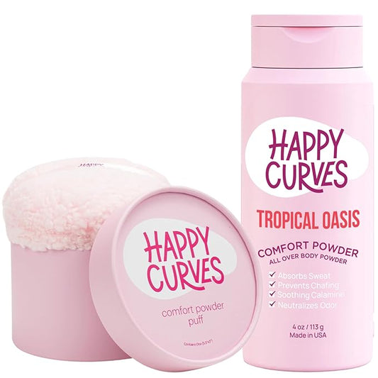 Comfort Powder: Talc Free Anti Chafe (4 Ounce 1), Tropical
