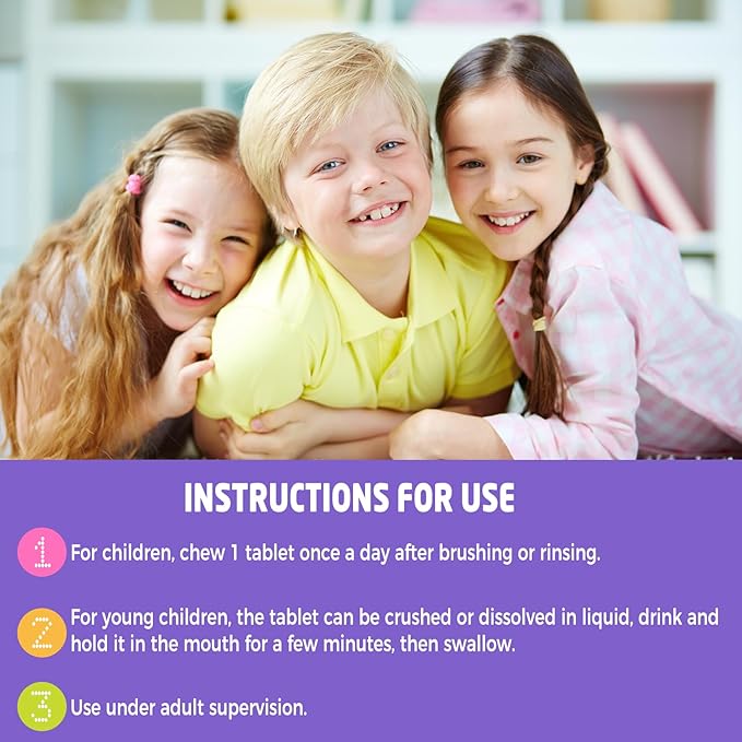 Kids' Advanced Oral Probiotics Chewables, Oral K12 M18- M18- Complete 360 Tablets, 8 Billion