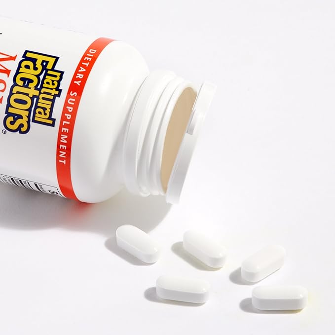 Natural Factors, MSM 1000 mg, Supports 90 capsules (90 servings)