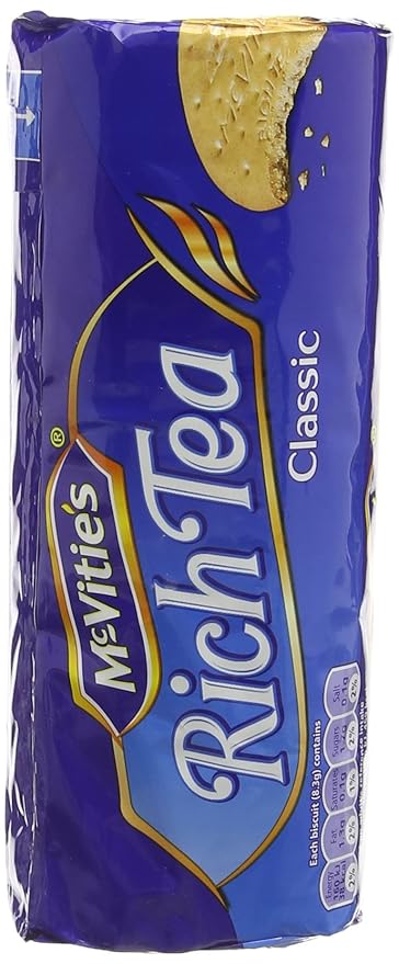 McVitie's Simply Classic Rich Tea Biscuits, 7.05-Ounce Package (Pack of 6)