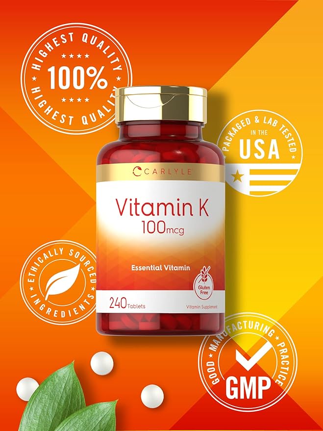 Carlyle Vitamin K 100 mcg 240 Tablets