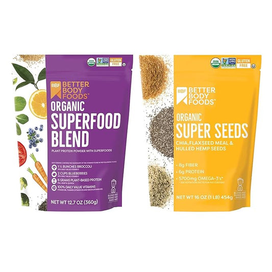 BetterBody Foods Organic Superfood Powder, 12.7 16 oz