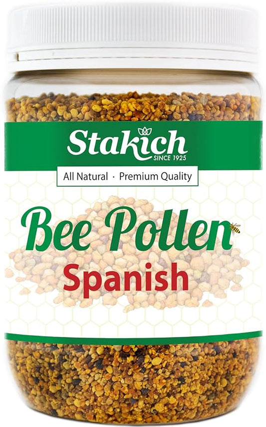 Stakich Spanish BEE Pollen GRANULES 100% Pure, (10 lb)