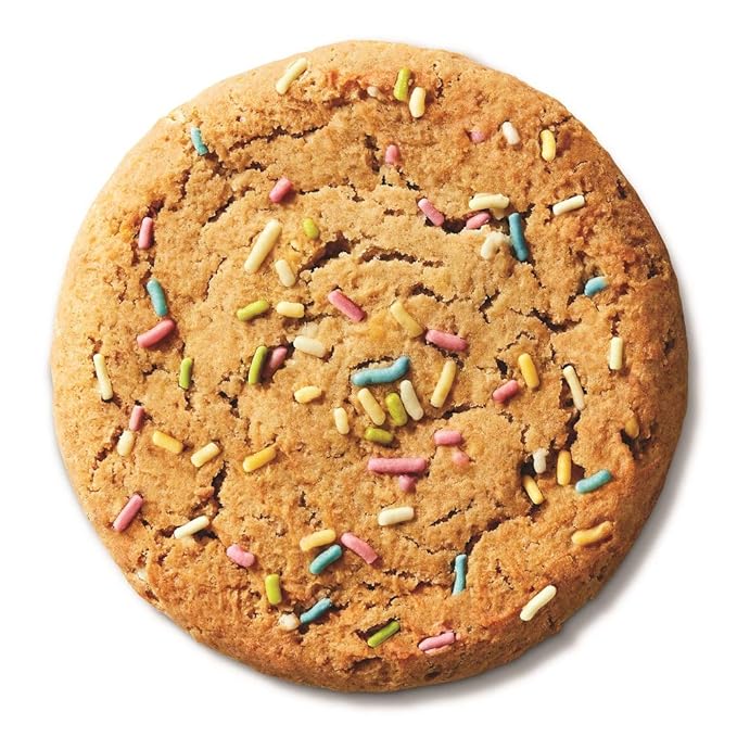 Lenny & Larry's The Complete Cookie, Birthday Cake, Soft Baked, 16g Plant Protein, Vegan, Non-GMO, 4 Ounce Cookie (Pack of 12)