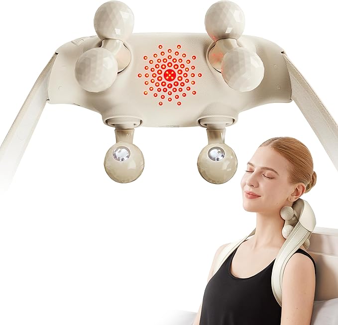 SKG Neck Massager for Pain Relief 6D Kneading H7 Ultra