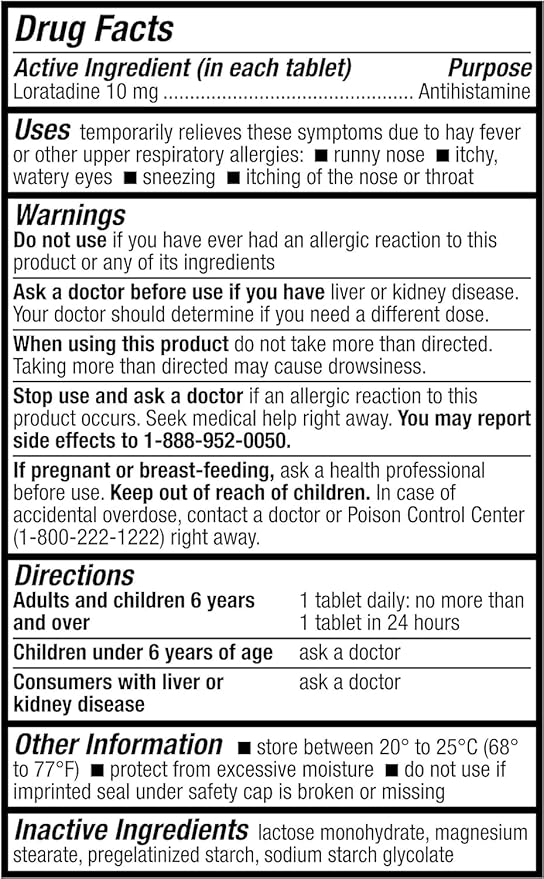 HealthA2Z® Allergy Relief 10mg | |24-Hours Allergy (150 Tablets)