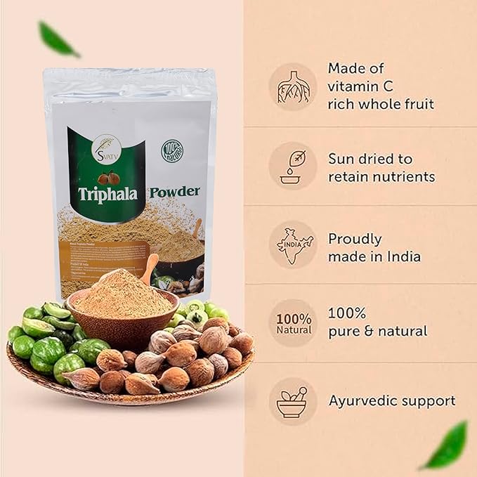 SVATV Triphala Powder 227g Formula of 8 Ounce