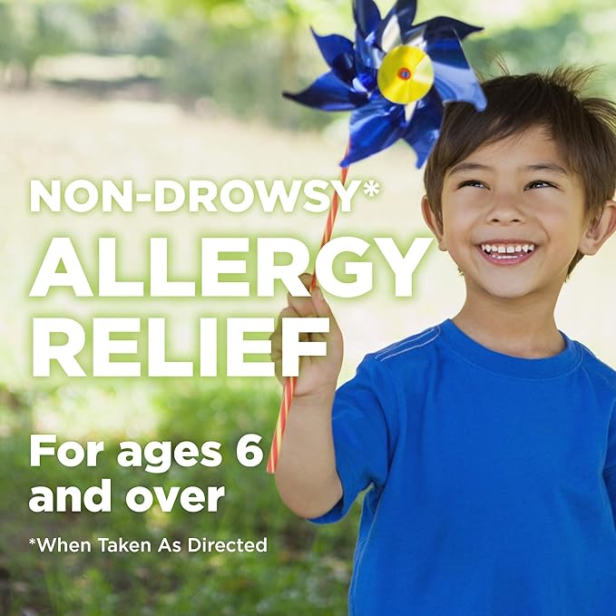 Amazon Basic Care 24-Hour Children Allergy 10 mg, 6+, 30 30 Count