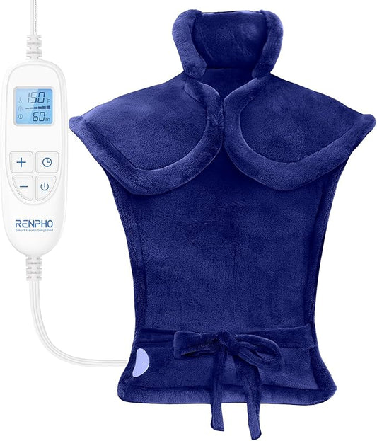 RENPHO Back Heating Pad for Pain 24"x33", Dark