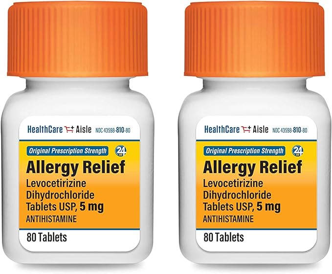 HealthCareAisle Allergy Relief 5 mg, 160 Tablets 180 mg 90 Tablets