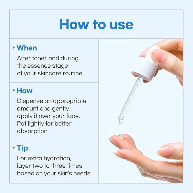 Bamboo Hyaluronic Moisture Serum 1.69 fl. oz - Hyaluronic Acid Serum - Multi-Weight Hydration - Ceramide Barrier Support - Gentle Formula - Korean Skin Care