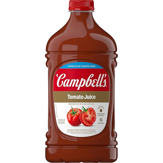 Campbell’s 100% Tomato Juice, 64 fl oz Bottle