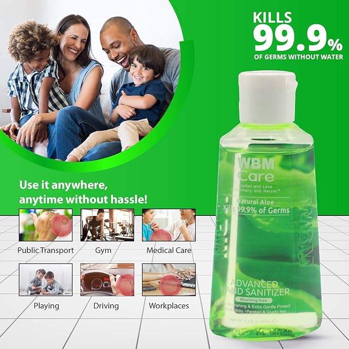 WBM Care Advance Natural Hand Sanitizer, 99.9% of 4.2 fl 24)