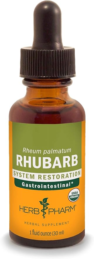 Herb Pharm Certified Organic Rhubarb Liquid 1 Fl 1)