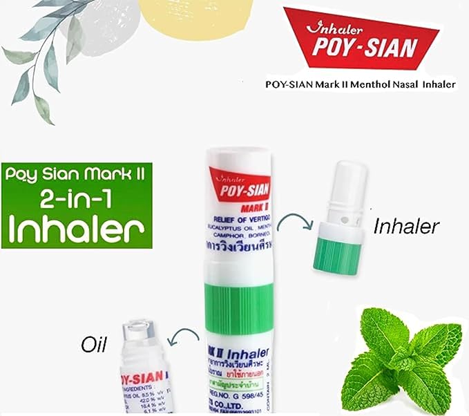 POY-SIAN Mark II Menthol Aromatherapy Nasal 3)