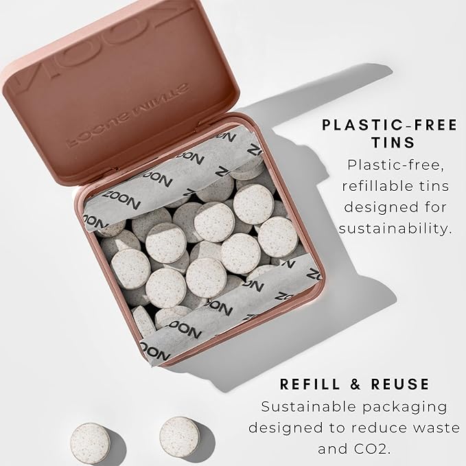 NOOZ Probiotic Mints Refill Bag - Gut & Oral Health Support - Spicy Cinnamon | Boosts Immunity & Digestion, Freshens Breath - Sugar-Free, No Aspartame - Eco-Friendly Refill Pack, 150 Mints