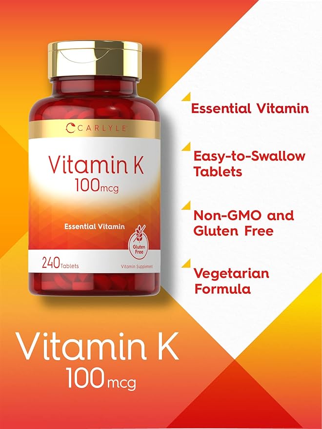 Carlyle Vitamin K 100 mcg 240 Tablets