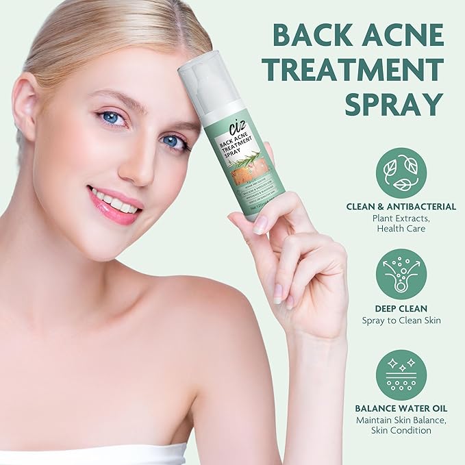 Back Acne Treatment, Back Acne Spray, 2% Salicylic