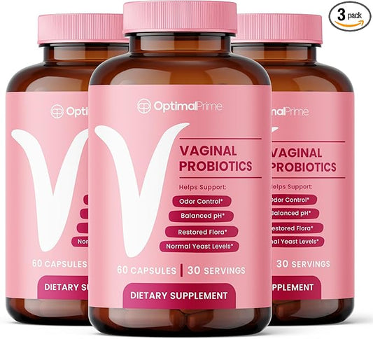 Vaginal Probiotics for Women with Prebiotics, 60 Capsules 3)