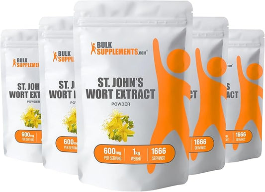 BulkSupplements.com St. John's Wort Extract (5 Kilograms 11 lbs)