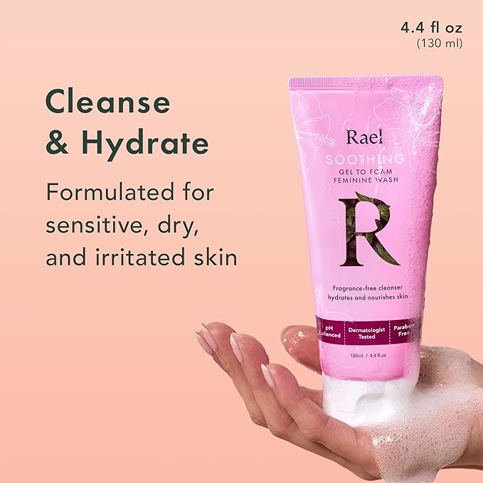 Rael Feminine Wash, Soothing Gel to (4.4 Fl 2)