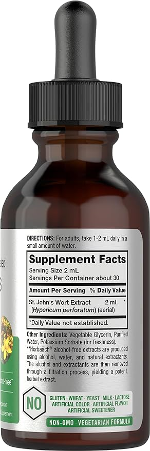 Horbäach St Johns Wort Tincture 2 Oz