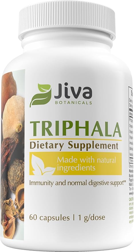 Triphala Supplement - Organic Triphala Capsules 60 Capsules