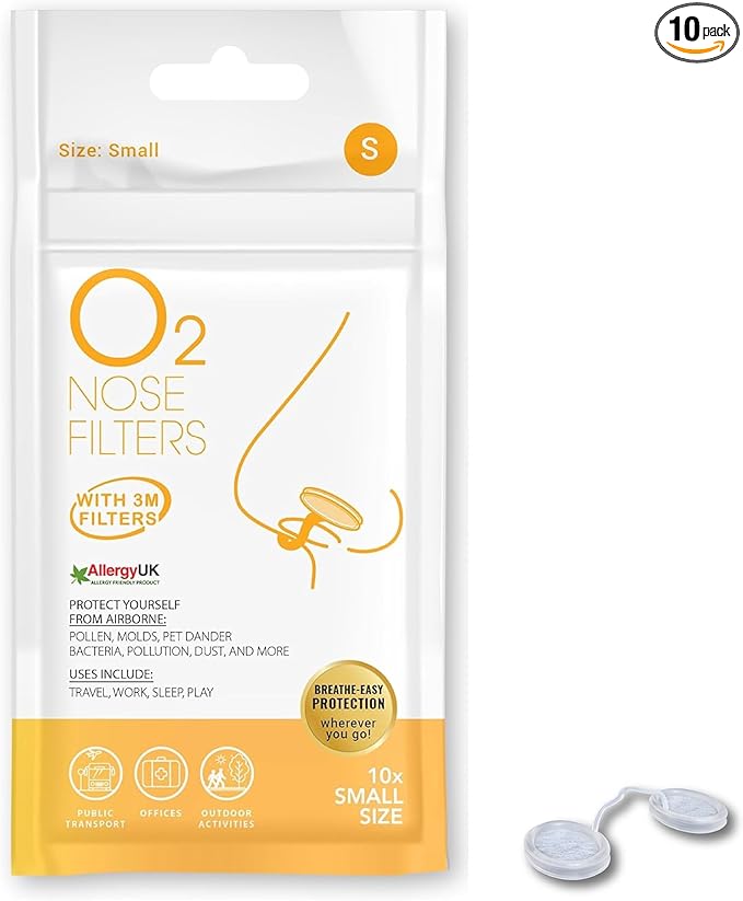 O2 Nose Filters with 3M Filtration 10)