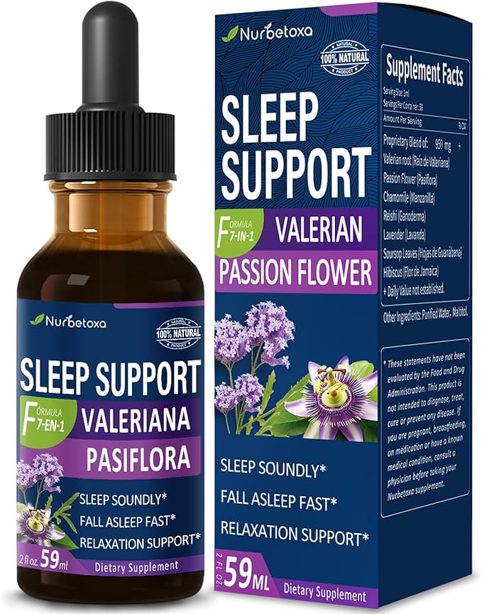 Valerian Sleep Support Drops, Gotas de 2oz