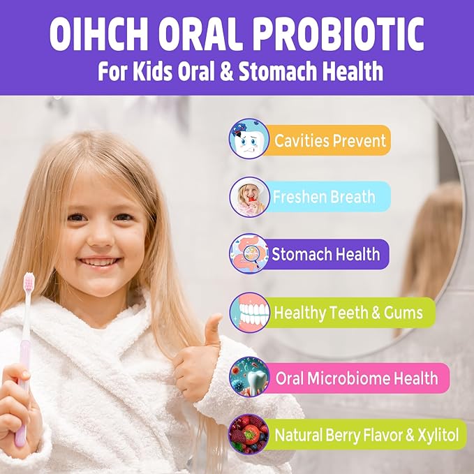 Kids' Advanced Oral Probiotics Chewables, Oral K12 M18- M18- Complete 420 Tablets, 8 Billion