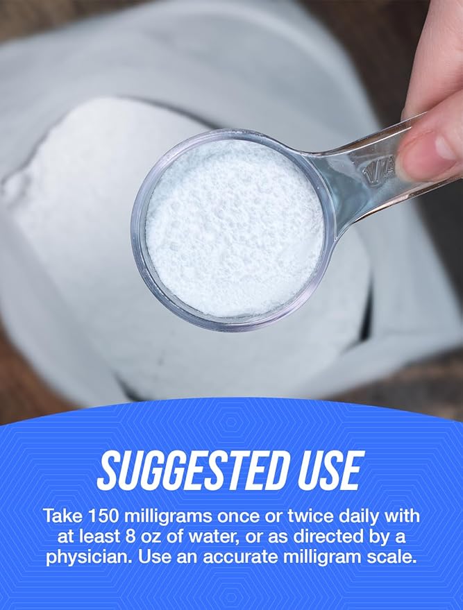 BulkSupplements.com Benfotiamine Powder B1 Supplement, 150mg, Gluten 150mg per 1kg (2.2 (2.2 lbs) 1)