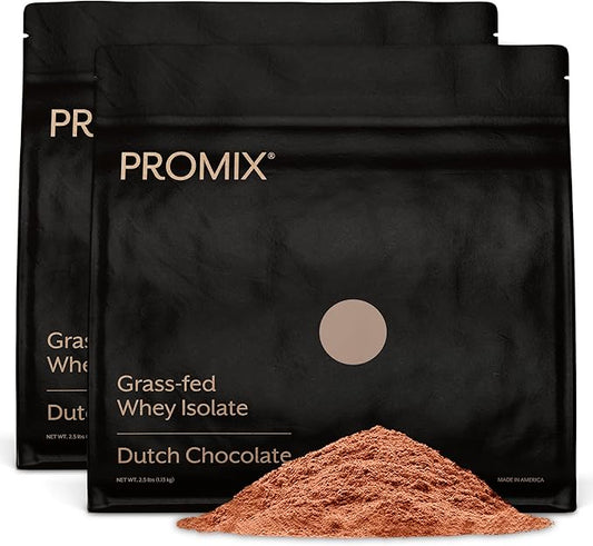 Promix Whey Protein Isolate Powder, Chocolate 5lb Bulk 100% All