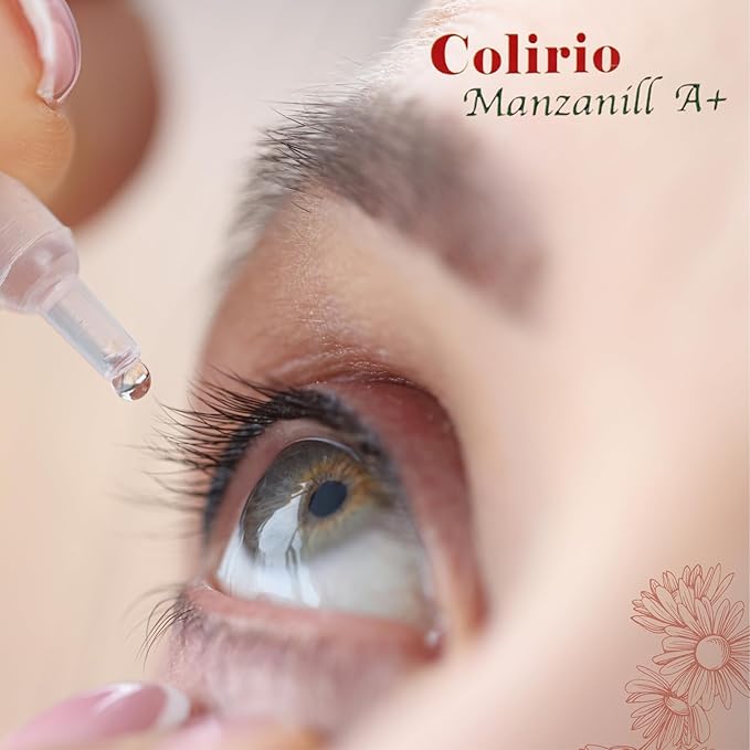 Colirio Manzanill A+ Eye Lubricant, Redness 2-Pack of 0.5 FL