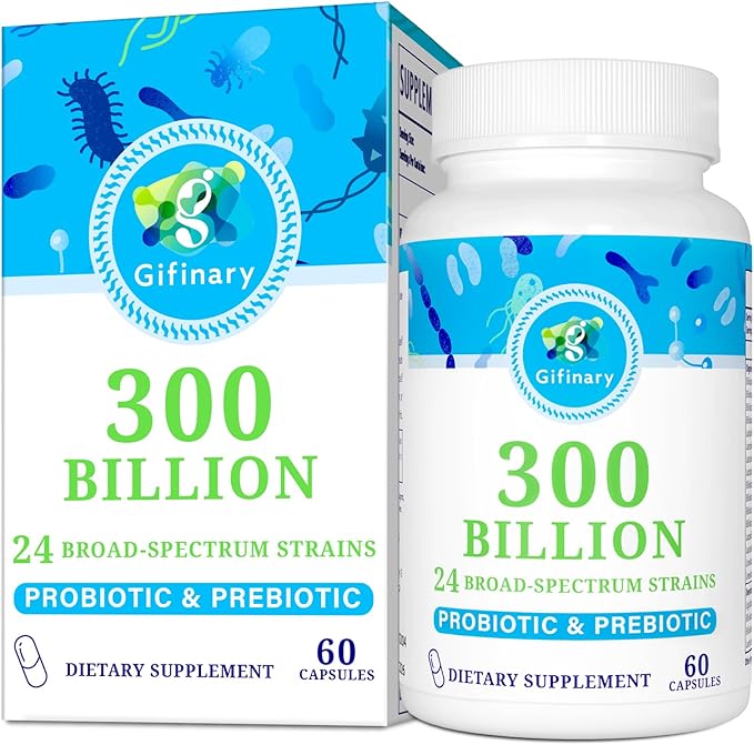 Probiotics for Women and Men, 300 24 Strains 15 Organic 2 Months