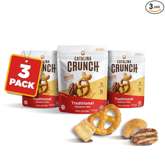 Catalina Crunch Mix Traditional Protein Snack Mix 3