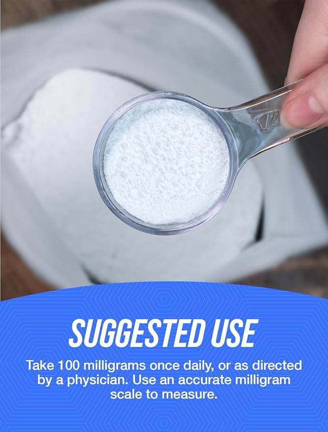 BulkSupplements.com Thiamine HCl Powder - Thiamine Hydrochloride, B1 Vitamins, Thiamine B1 Supplement, Thiamine 100mg - Gluten Free, 100mg per Serving, 500g (1.1 lbs) (Pack of 1)