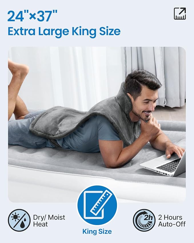 RENPHO King Size Heating Pad 24"x37" XL