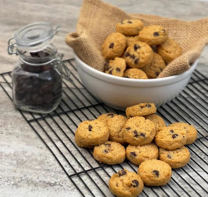 New Too Good Gourmet Low Carb Keto Snack | 2 Pack Chocolate Chip Sugar Free Cookies | Perfectly Baked | Gluten-Free | Grain-Free Keto Cookies | Zero Sugar Snacks