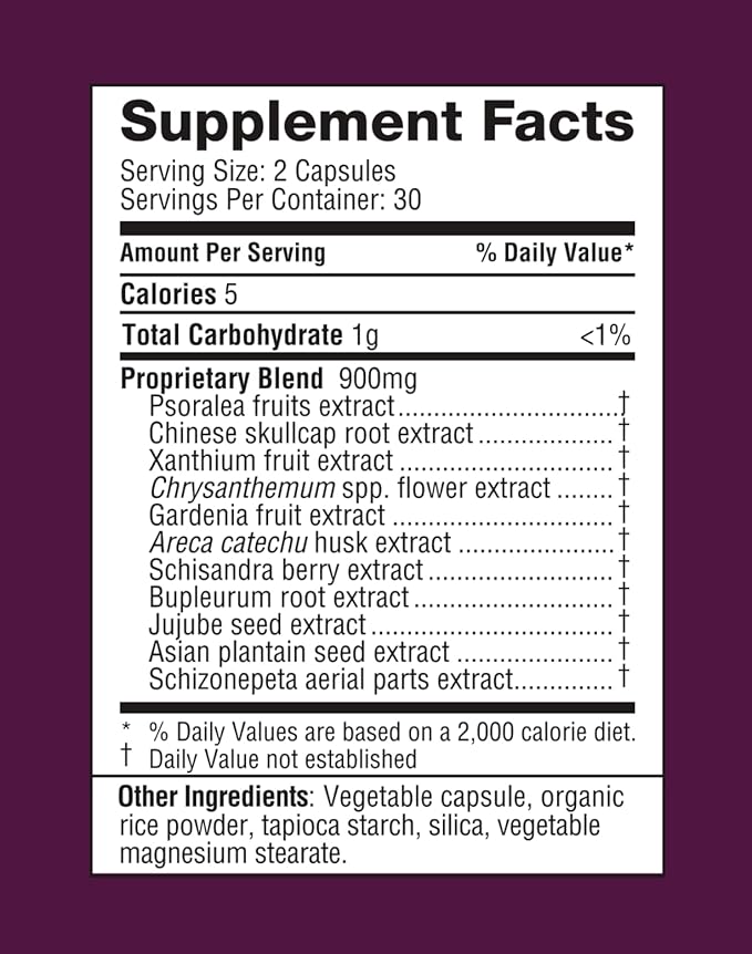 AllerDx Natural Herbal Seasonal Support Supplement 60 Capsules