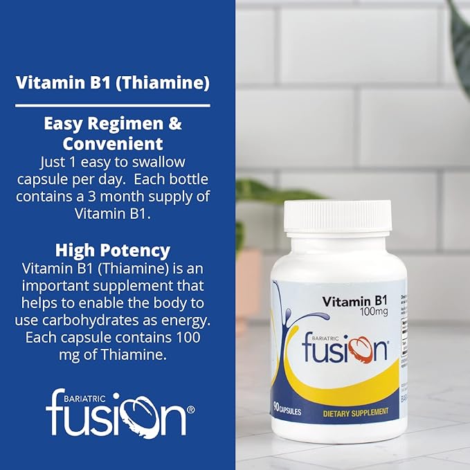 Bariatric Fusion Vitamin B1(Thiamine) for Bariatric 90 Count