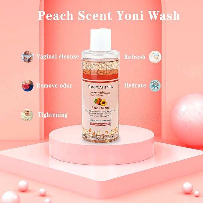Natural Feminine Wash Yoni Oil Set, Balance,1 fl.oz 6.7 fl.oz