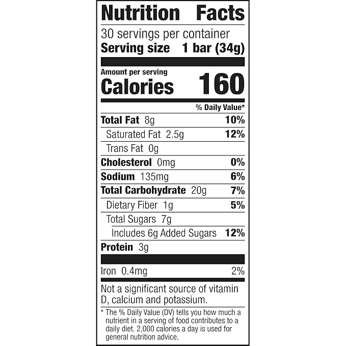 Nature Valley Sweet and Salty Granola Bars, Peanut, 30 Bars, 36 OZ