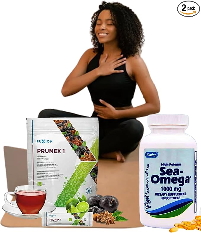 50-Day Supply - Prunex 1 by Detox,5000mg per Health,1000mg Fish