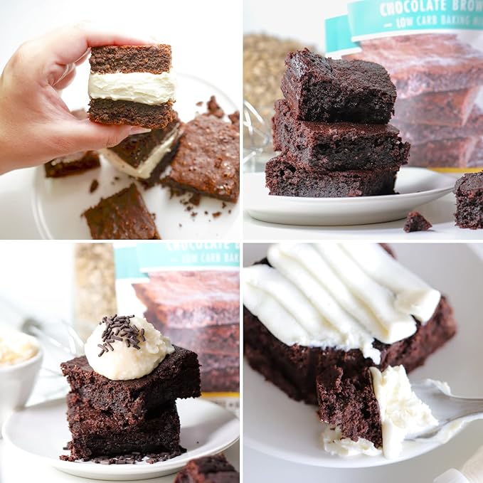 Good Dee's Chocolate Brownie Mix | Keto Baking Mix | Sugar-Free, Gluten-Free, Grain-Free, Nut-Free, Soy-Free & Low Carb Baking Mix | Diabetic, Atkins & WW Friendly (Pack of 1)