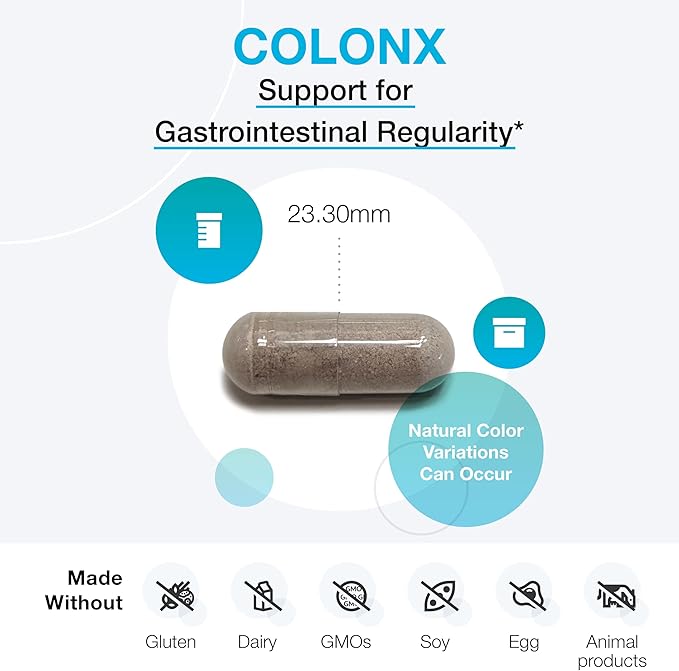 XYMOGEN ColonX Supplement (120 Capsules)